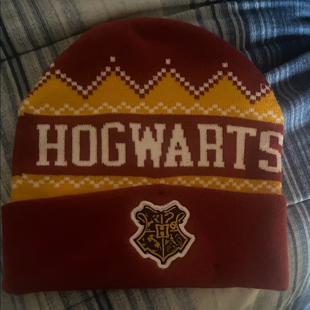 Hogwarts Maroon and Yellow Beanie